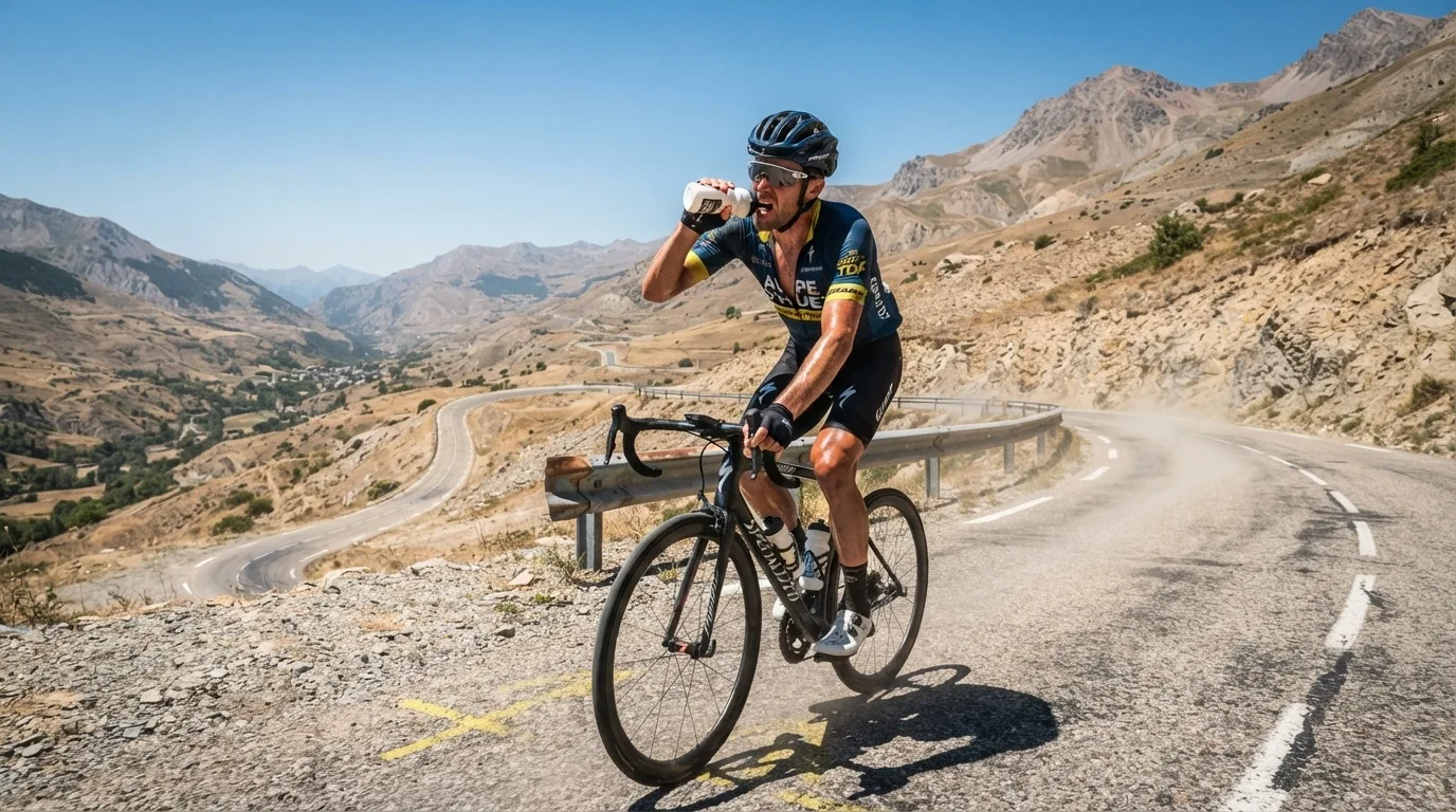 Vélo par forte chaleur et canicule : risques, préparation, hydratation — guide sécurité 2026